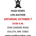 COMPLETE ESTATE LIVE AUCTION (Oct. 7) Duluth, MN @ Nordic Auction | Duluth | Minnesota | United States