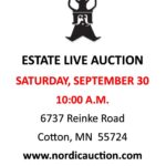HUGE ESTATE LIVE AUCTION (Sept. 30) Cotton, MN @ Nordic Auction | Duluth | Minnesota | United States