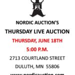 Nordic's Thursday LIVE Auction (June 18) @Nordic @ Nordic Auction
