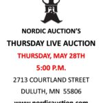 Nordic's Thursday LIVE Auction (May 28) @Nordic @ Nordic Auction